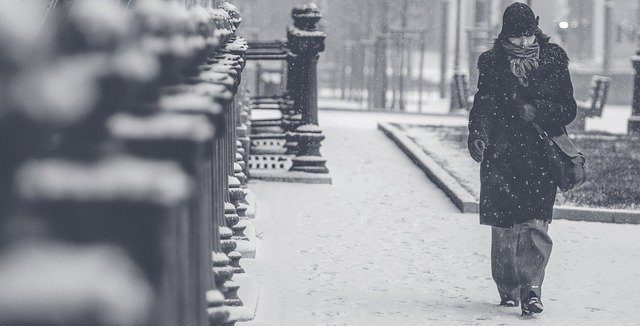 Метель в городе