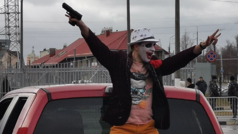 Джокер поздравил с 23 февраля в Витебске