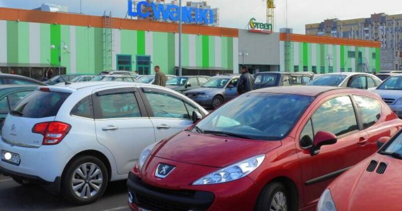 Паковка возле "Грина" в Витебске