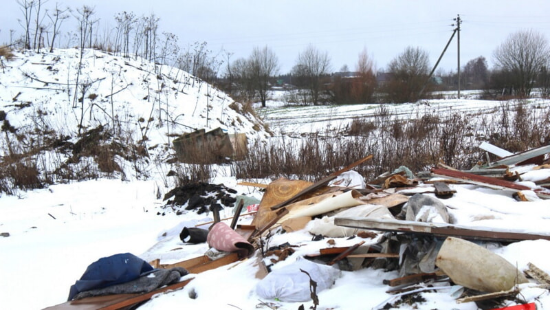 Как Витебск зарастает мусором