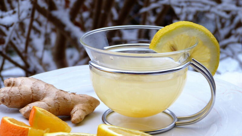 чай с лимоном