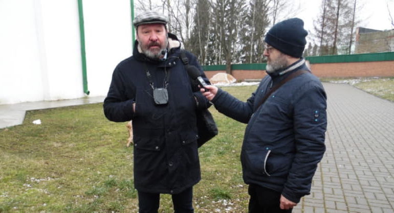 Сергей Тарасов с удовольствием пообщался с полочанами