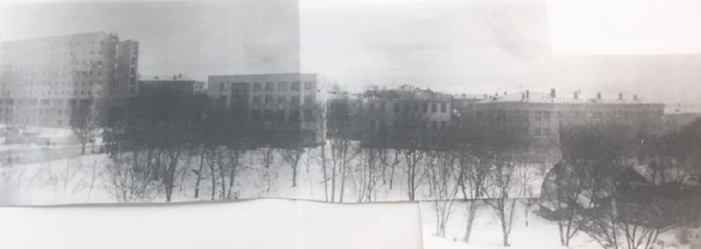 Яма с частными домами в 1974 году