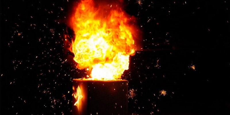 в Жлобинском районе местный житель обработал мину сваркой