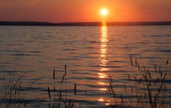 Озеро закат