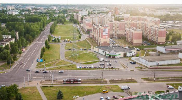 вид с высотки на улице Правды