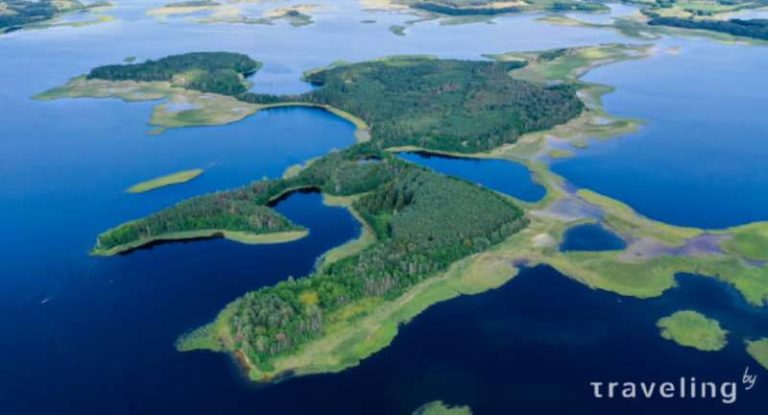 Остров, на котором есть озеро, находится на Браславщине