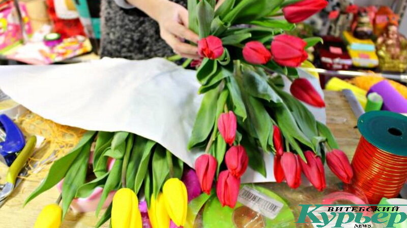 Тюльпаны к 8 Марту