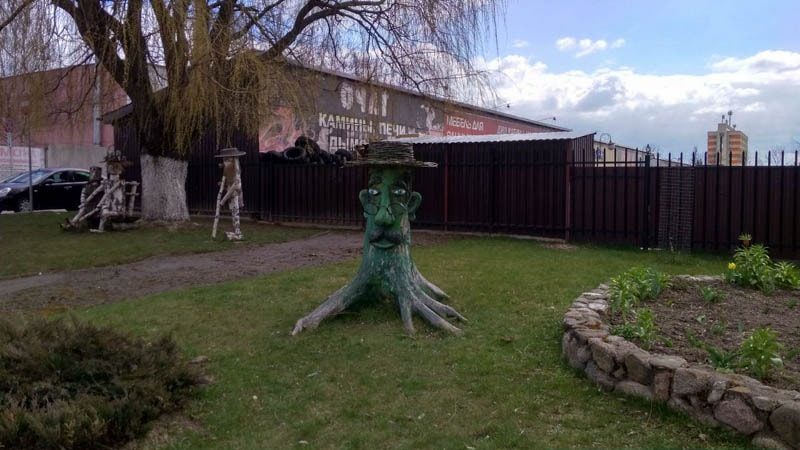 деревянная скульптура лешего