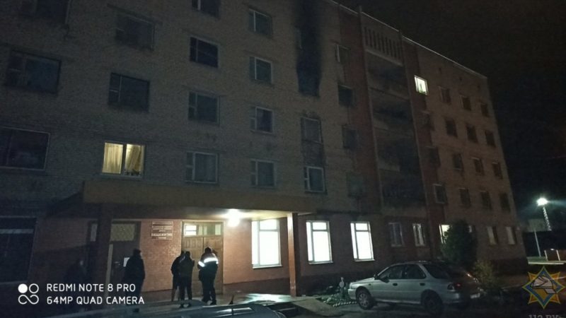 пожар в полоцке общежитие