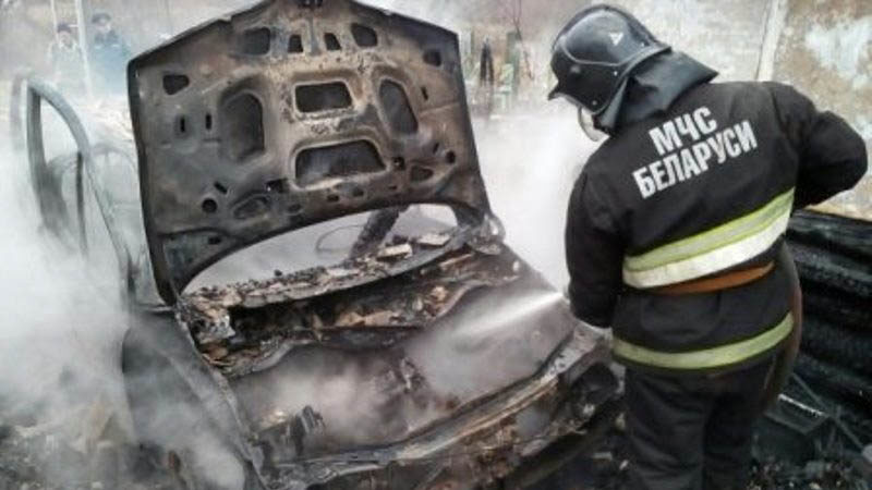 МЧС тушит пожар