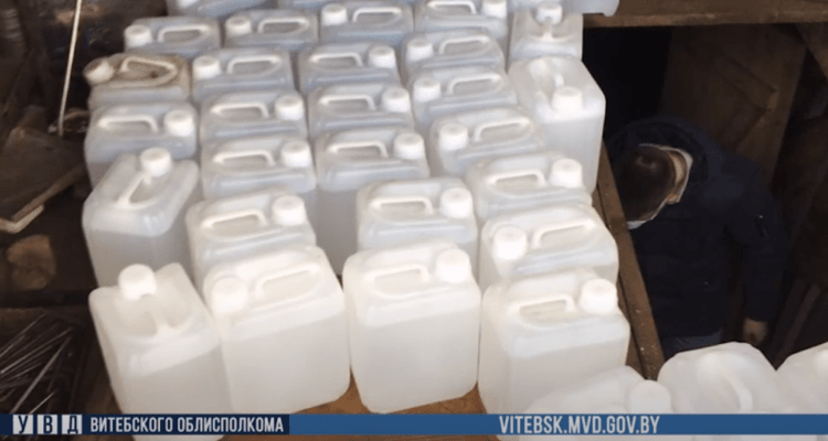 конфискованный спирт