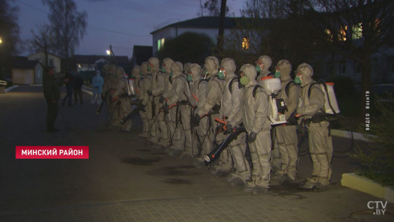 Военные химики построение