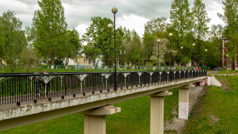 Пешеходный пост улица правды