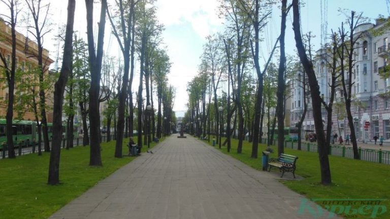 Бульвар на улице Кирова