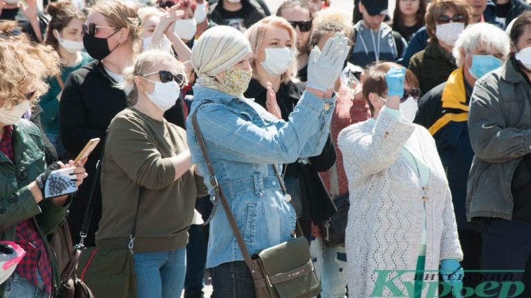 пикет возле марко-сити