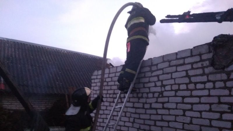 пожар Глубоком