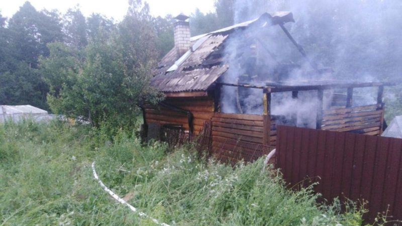 пожар Браслаский район