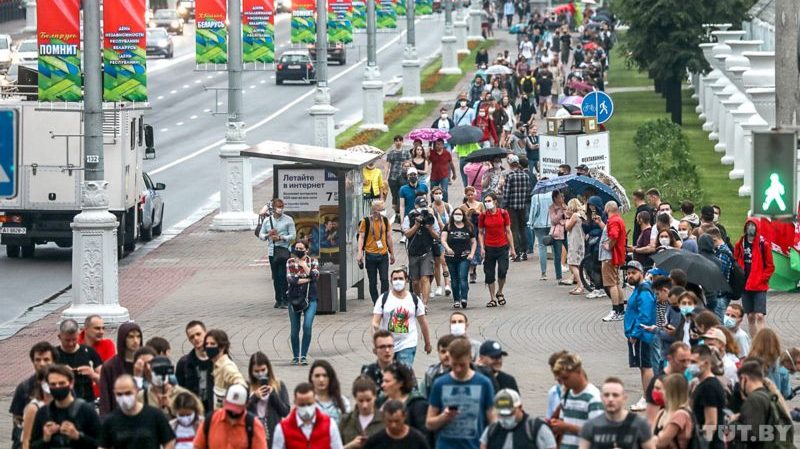 Минск цепь солидарности