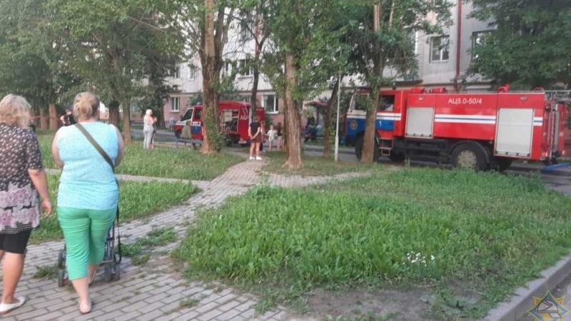 Пожар в Витебске