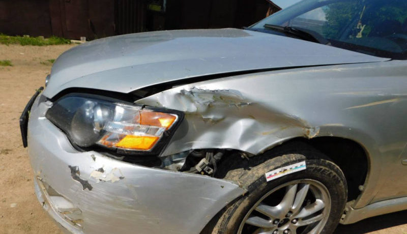 такси после аварии