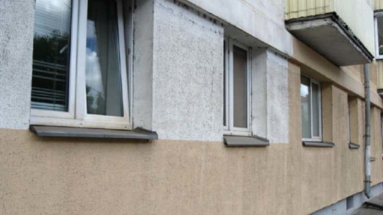 Так выглядит утепленный фасад