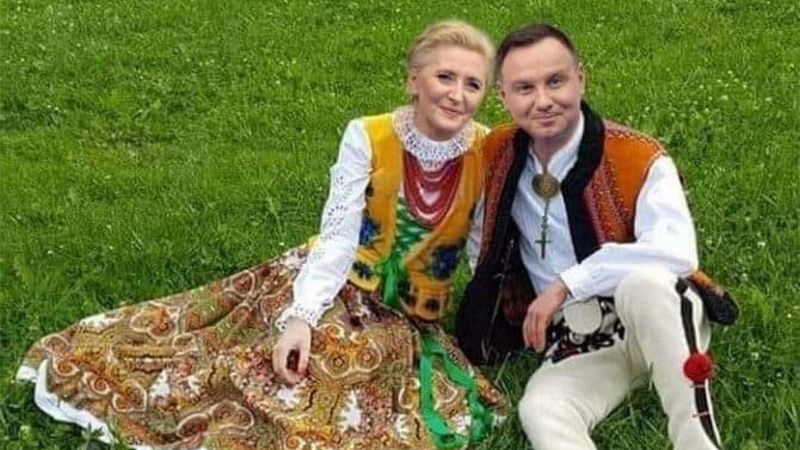 президент Дуда с женой