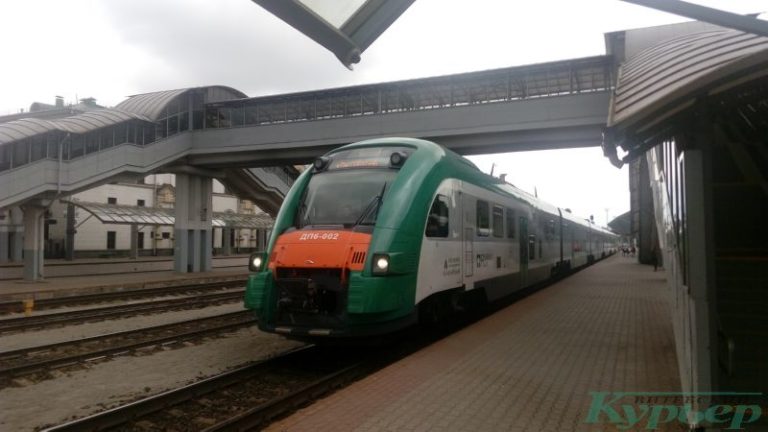 Скоростной поезд "Витебск-Минск"