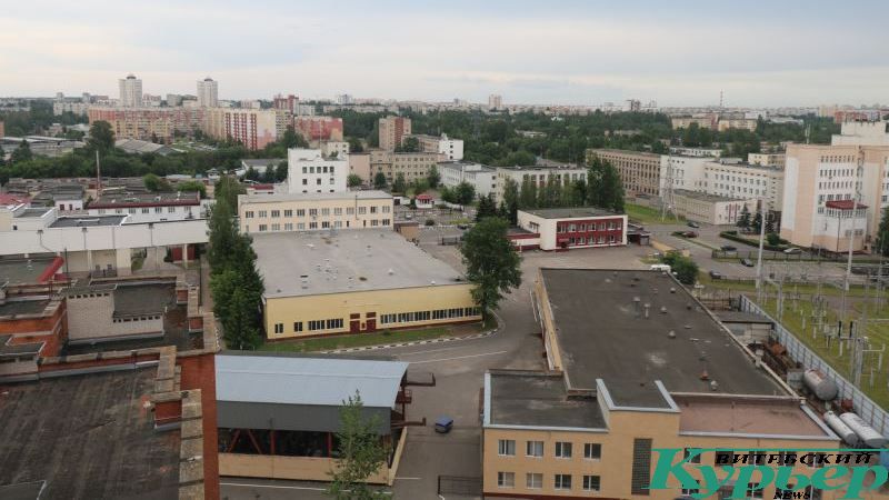 Вид на район улицы Правды с 14 этажа