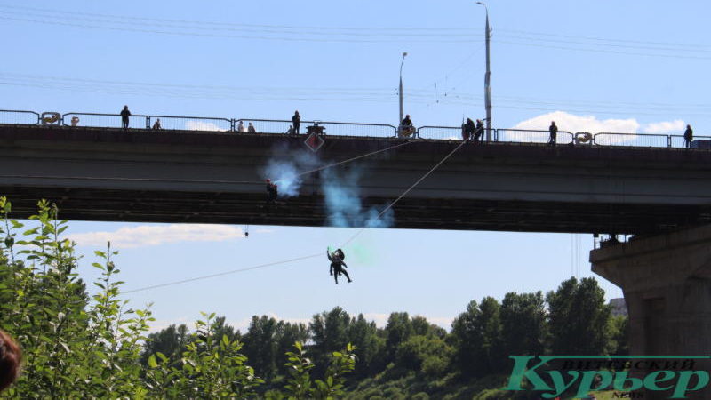 Показательные выступления МЧС