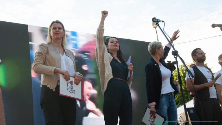 митинг Тихановская