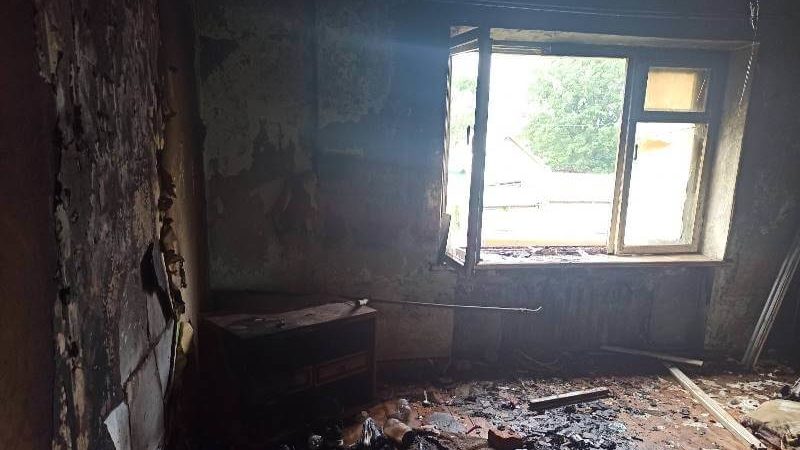 пожар в оршанском районе квартира после пожара