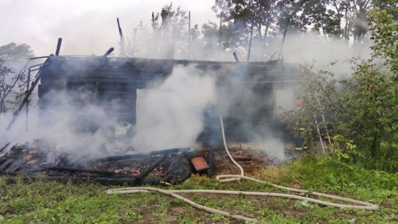 пожар Глубокое