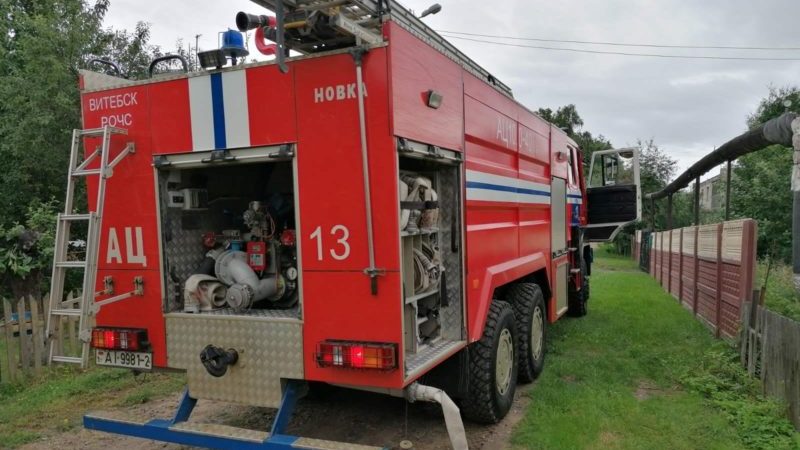 пожар в Витебском районе