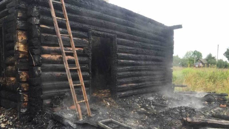 пожар Витебский район