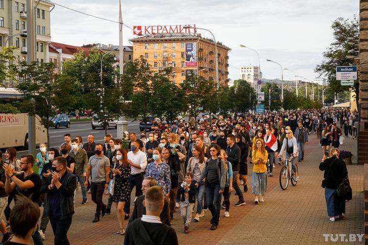 протесты в Беларуси