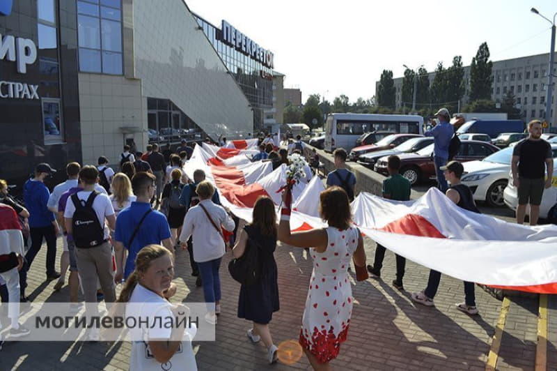 Акция протеста 30 августа в Могилев