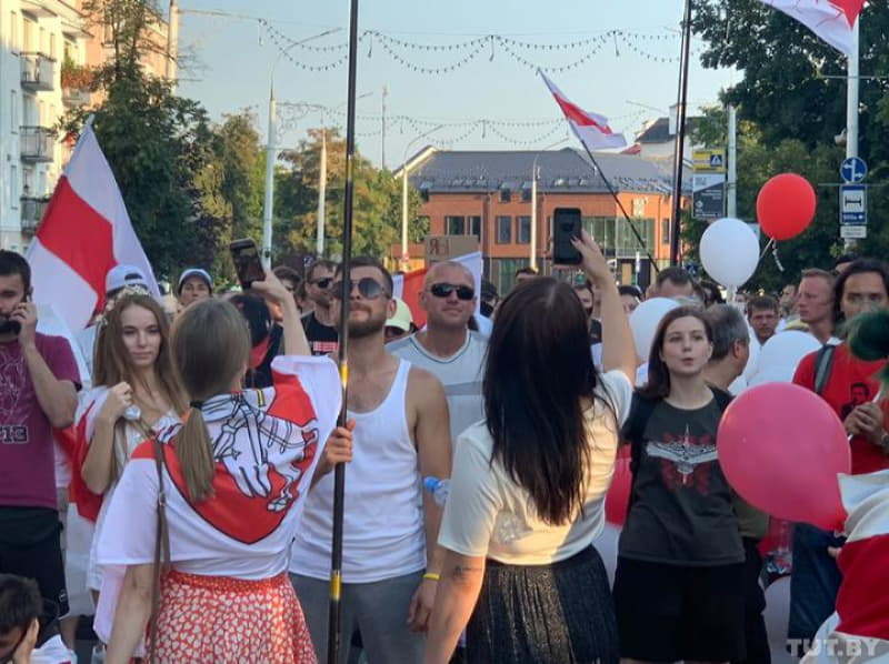 Акция протеста 30 августа в Бресте