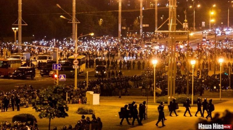 протест в Минске