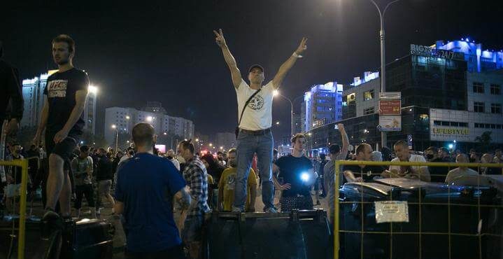 баррикады в Минске