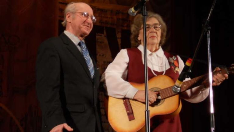 Владимир Голубев с женой Ларисой Лобуновой