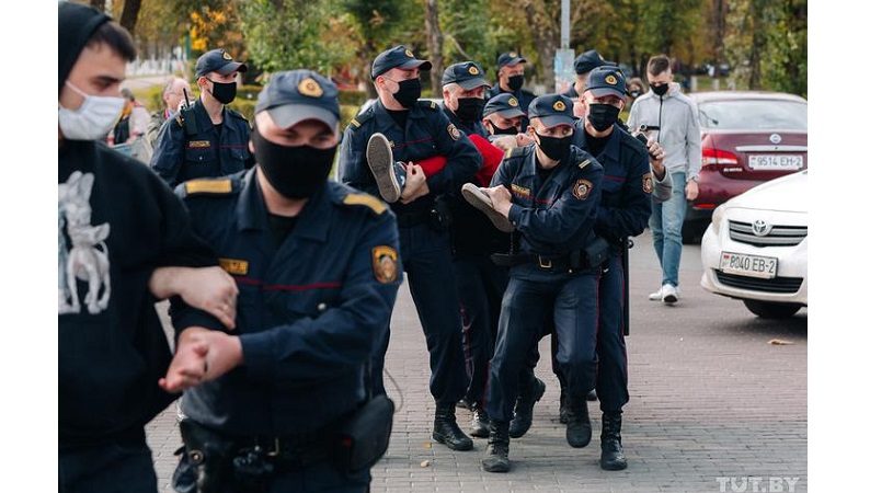 задержания 27 сентября в витебске