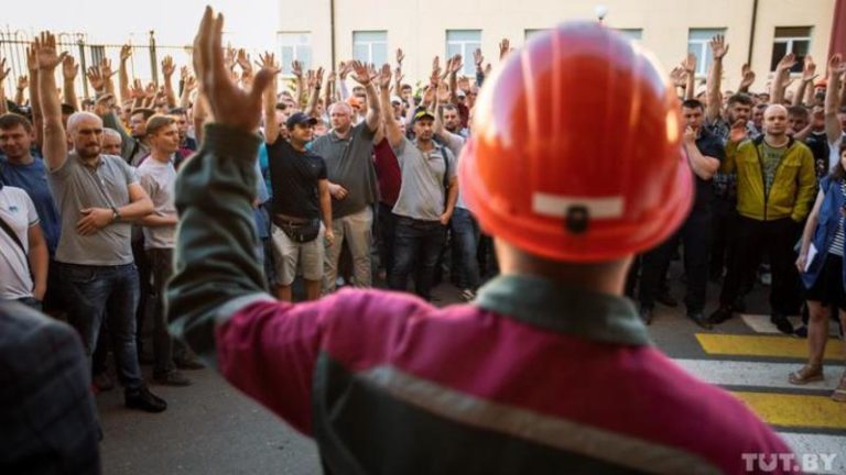 Забастовка на "Беларуськалие"