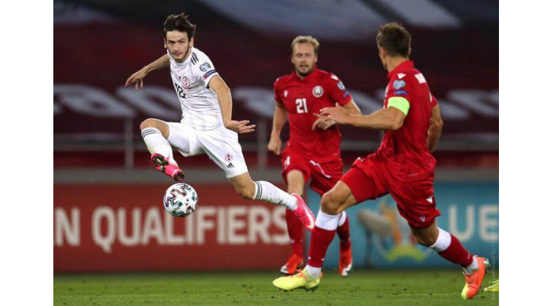 футбол Беларусь-Грузия