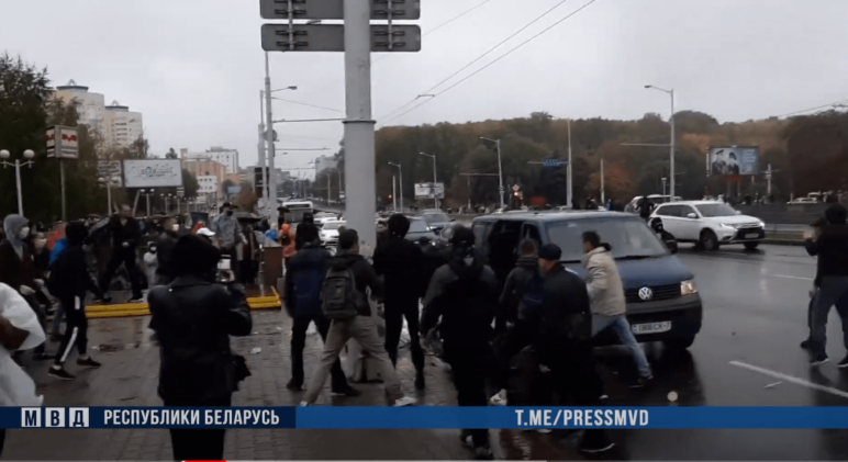 протест Минск