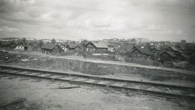 1941 год. Застройка улицы Саратовской (Декабриста Горбачевского) в районе "Руси"