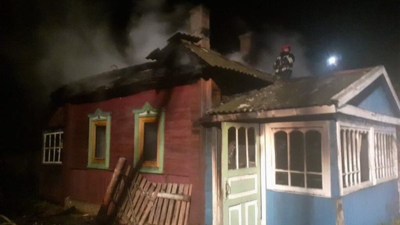 пожар в Россонском районе