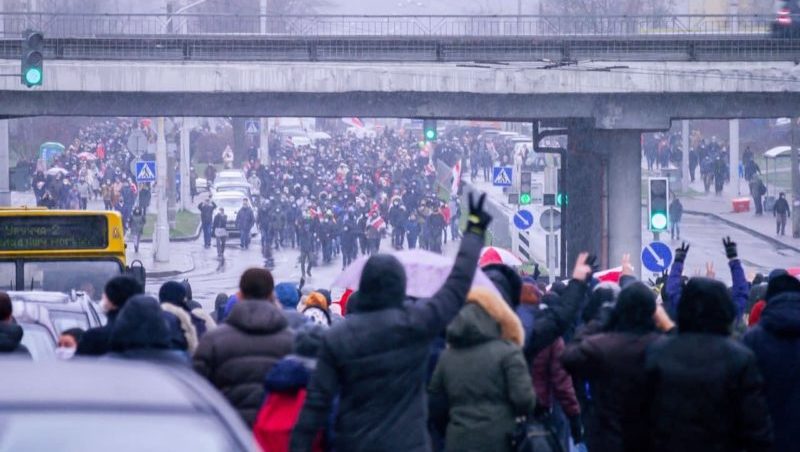 Протесты Минск