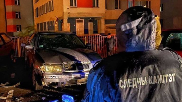 взрыв машины Гродно