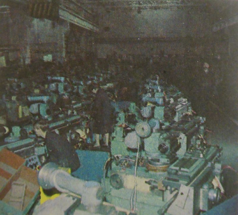 1988 год. Сборочный цех завода заточных станков